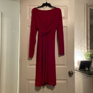 Criss Cross Solid Dress